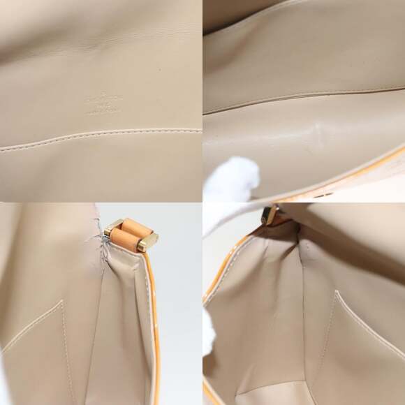 LOUIS VUITTON Monogram Vernis Thompson Street Bag Beige M91301 - Picture 12 of 13